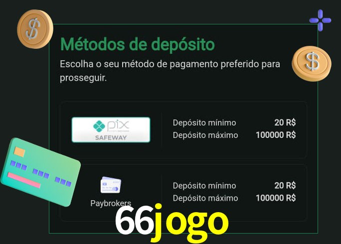 O cassino 66jogo oferece uma grande variedade de métodos de pagamento
